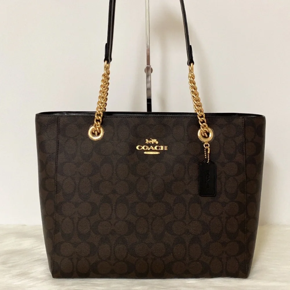 New💃Coach Marlie Tote In Signature Canvas purse